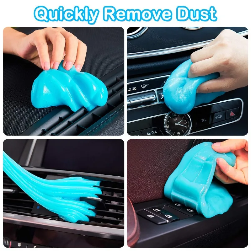 Car Cleaning Gel Slime Magic Mud Auto Interior Computer Keyboard Dirt Clean Dust Remover Gel Car Wash Interior Cleaning Tools - Image 3