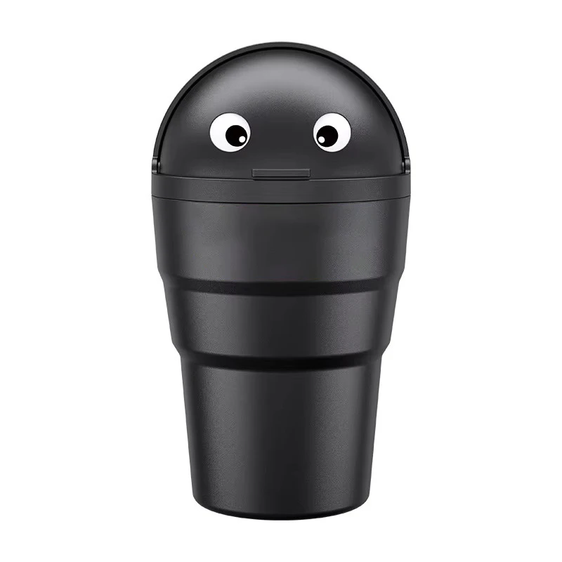 Universal Car Trash Can Auto Organizer Storage Box with Swing Lid Cute Mini Automotive Leakproof Vehicle Trash Bin for Car - Image 7