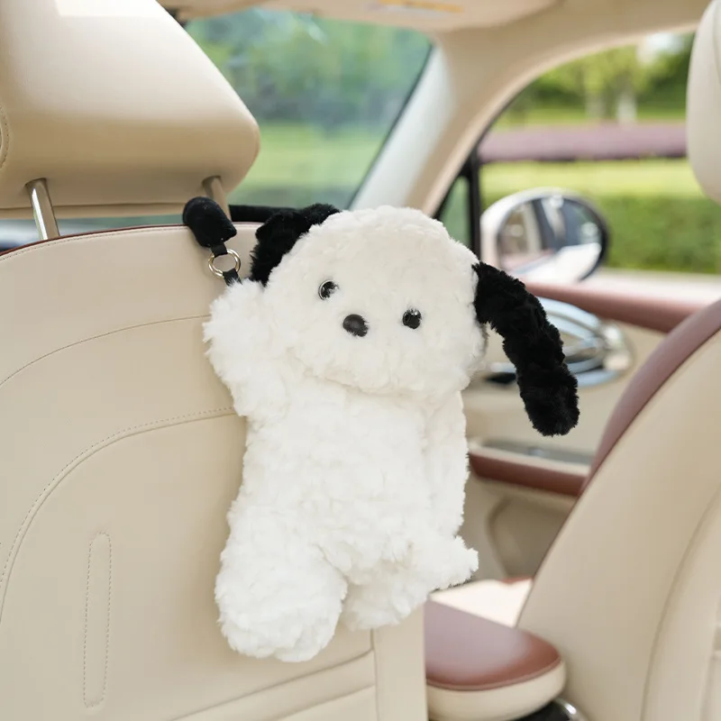1pc Universal Car Tissue Hanger Doll Cute Creative Hanging Tissue Holder Plush Vehicle Tissue Case Paper Box - Image 5