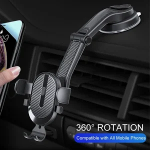 Low-View Phone Support Dashboard Holder Stand