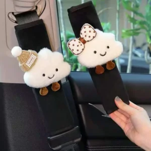 Cartoon Cloud Bow Seatbelt Pads (2-Pack)
