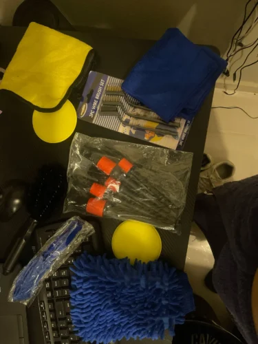 Car Detailing Brush Set The Ultimate Auto Cleaning Kit for Vents Gaps Maintenance Car Air Outlet Detail Clearance Brush photo review