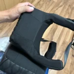 HOT Car Neck Pillow PU Leather Lumbar Waist Support For Seat Memory Backrest Headrest Cushion Auto Gadget Accesorios Interior photo review