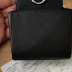 1pc Car Storage Bag Car Air Outlet Debris Bag For Mobile Phone Key Sunglasses Vent Dashboard Tidy Hanging Leather Organizer Box photo review