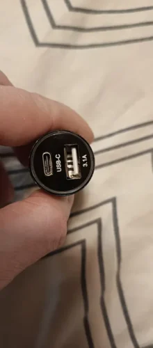 15W USB+PD Small Steel Cannon Car Charger Metal Aluminum Alloy Car Charger 3.1A Mobile Phone Car Charger photo review