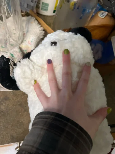 1pc Universal Car Tissue Hanger Doll Cute Creative Hanging Tissue Holder Plush Vehicle Tissue Case  Paper Box photo review