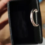 1pc Car Storage Bag Car Air Outlet Debris Bag For Mobile Phone Key Sunglasses Vent Dashboard Tidy Hanging Leather Organizer Box photo review