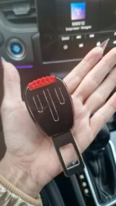 1/2PCS Car Seat Belt Clip Extender Auto Safety Belt Extension Thick Insert Socket Extender Safety Buckle Seat belt buckle plug photo review