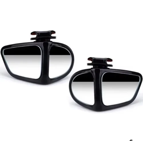2Pcs Car Rearview Mirrors 360&deg; Blind Spot Mirror Adjustable Rotatable Convex Wide-angle Clear Rearview Safety Mirror Accessories photo review