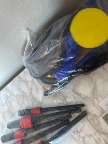Car Detailing Brush Set The Ultimate Auto Cleaning Kit for Vents Gaps Maintenance Car Air Outlet Detail Clearance Brush photo review
