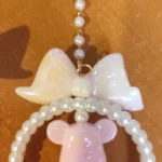 A Pair Bear Car Charm Pendant Car Hanging Decoration Interior Rearview Mirror Charm Interior Decorations Interior Accessories photo review