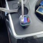 New USB C Car Phone Charger Dual PD 4 in 1 with Voltage Display Super Fast Charge Adapter for iPhone Xiaomi Oppo Vivo Samsung photo review