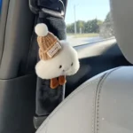 2pcs  Cartoon Bow Cloud  Seatbelt Shoulder Protector Cartoon Creative Car Seat Belt Shoulder Pad Protector Interior Accessories photo review