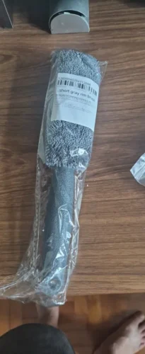 Microfiber Car Tire Brush - Effective Wheel Hub and Rim Cleaner - Perfect for Car Maintenance, Detailing, and Cleaning Supplies photo review