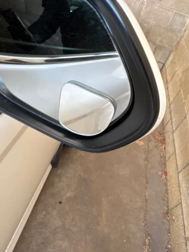 2pcs Car Blind Spot Mirror Frameless Auxiliary Rearview Mirror Auto Motorcycle Universal Wide Angle Adjustable Small Mirrors photo review