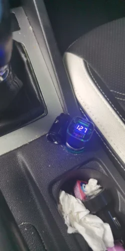 New USB C Car Phone Charger Dual PD 4 in 1 with Voltage Display Super Fast Charge Adapter for iPhone Xiaomi Oppo Vivo Samsung photo review