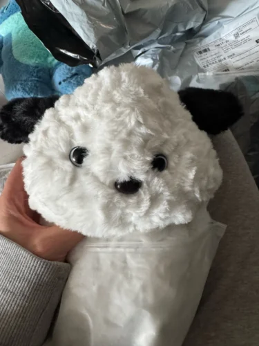 1pc Universal Car Tissue Hanger Doll Cute Creative Hanging Tissue Holder Plush Vehicle Tissue Case  Paper Box photo review