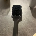 Car Tire Brush Black Bristled Wheel Hub Cleaning Brush Multifunctional Wheel Hub Steel Ring Foot Pad Fabric Cleaning Brush photo review