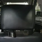 HOT Car Neck Pillow PU Leather Lumbar Waist Support For Seat Memory Backrest Headrest Cushion Auto Gadget Accesorios Interior photo review