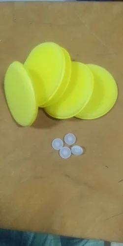 1/2/5Pcs Car Foam Sponge Wax Applicator Cleaning Detailing Pads Car Waxing Polishing Pad 10cm Car Wash Care Cleaning Kit photo review