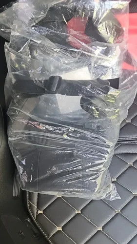 HOT Car Neck Pillow PU Leather Lumbar Waist Support For Seat Memory Backrest Headrest Cushion Auto Gadget Accesorios Interior photo review