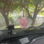 Cute Pig with Glasses Car Pendant Auto Rearview Mirror Pendants Swing Pig Coche Interior Decoraction Accessories Creative Gift photo review