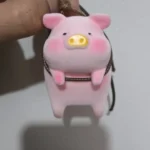 Cute Pig with Glasses Car Pendant Auto Rearview Mirror Pendants Swing Pig Coche Interior Decoraction Accessories Creative Gift photo review