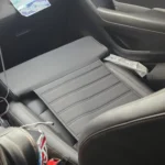 Car Seat Extender Leg Cushion For Driver Leather Universal Leg Support Pillow Cover Memory Foam Auto Seat Extender Padding Mat photo review