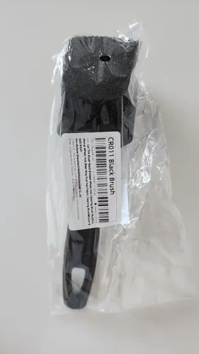 Car Tire Brush Black Bristled Wheel Hub Cleaning Brush Multifunctional Wheel Hub Steel Ring Foot Pad Fabric Cleaning Brush photo review