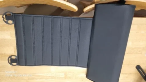 Car Seat Extender Leg Cushion For Driver Leather Universal Leg Support Pillow Cover Memory Foam Auto Seat Extender Padding Mat photo review