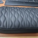 HOT Car Neck Pillow PU Leather Lumbar Waist Support For Seat Memory Backrest Headrest Cushion Auto Gadget Accesorios Interior photo review