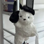 1pc Universal Car Tissue Hanger Doll Cute Creative Hanging Tissue Holder Plush Vehicle Tissue Case  Paper Box photo review