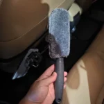 Microfiber Car Tire Brush - Effective Wheel Hub and Rim Cleaner - Perfect for Car Maintenance, Detailing, and Cleaning Supplies photo review